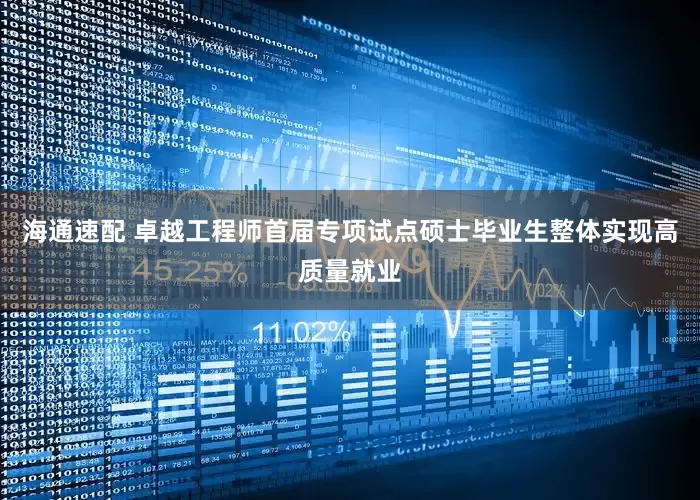海通速配 卓越工程师首届专项试点硕士毕业生整体实现高质量就业