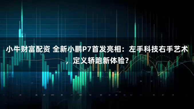 小牛财富配资 全新小鹏P7首发亮相：左手科技右手艺术，定义轿跑新体验？